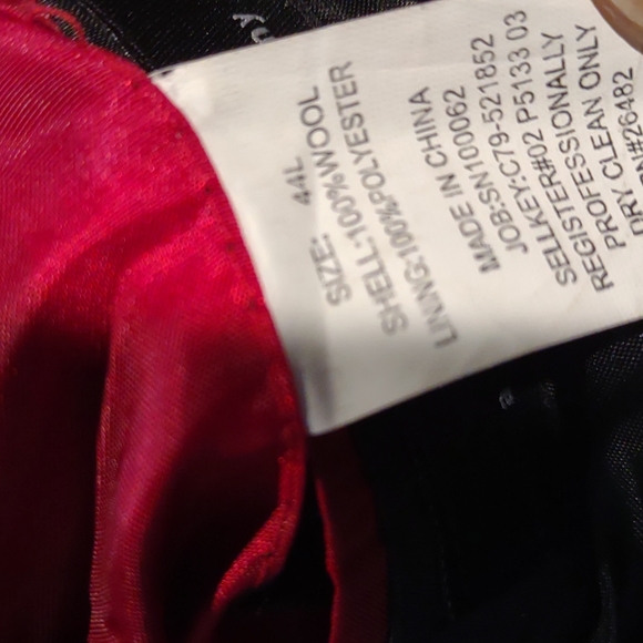 NWOT Men Sports Coat Blazer by Axcess Size 44L - Picture 8 of 8